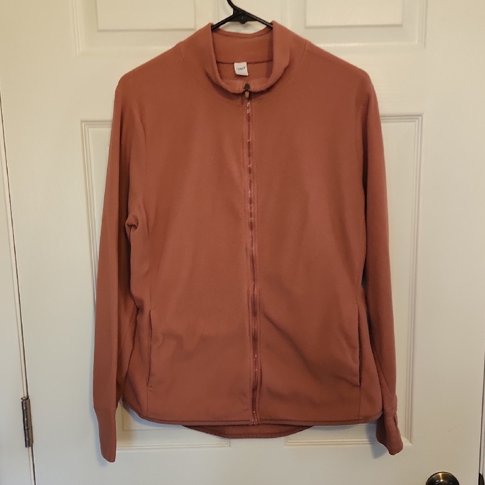 Rust Zip-Up Jacket